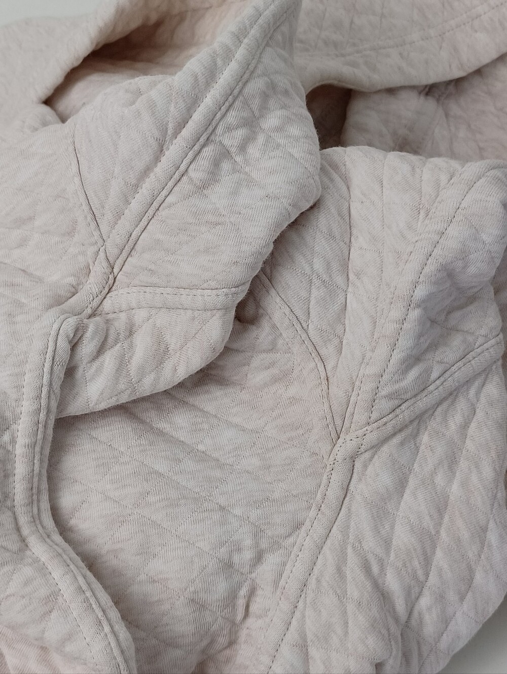 Patagonia Organic Cotton Blend Quilt Hoody Size M Women Outdoor Full Zip Pockets - Picture 9 of 16
